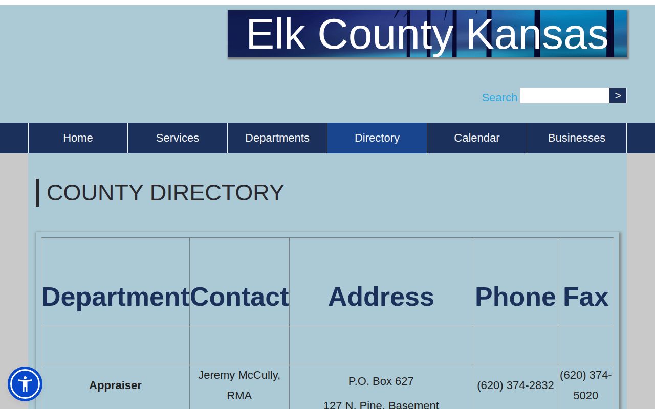 Elk County directory for Moline arrest records contact
